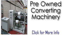 Pre owned Converting Machinery